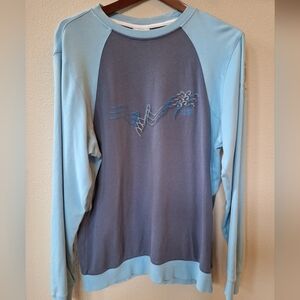 Adidas Beijing 2008 Olympics Long Sleeve Blue Unisex Shirt Size L